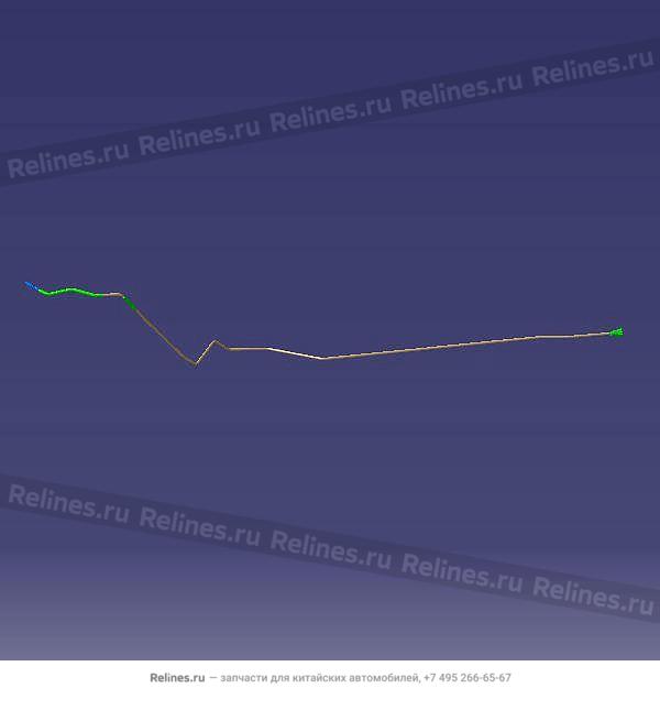 Fuel vapor pipe 3 - T21-***713