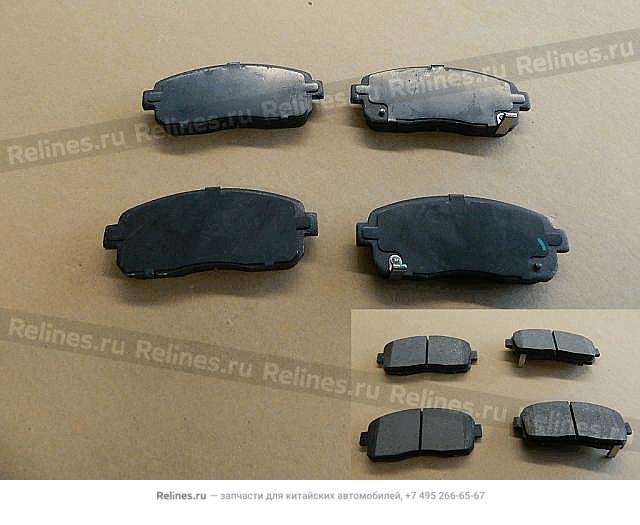 Front brake pad assy - 35011***08XA