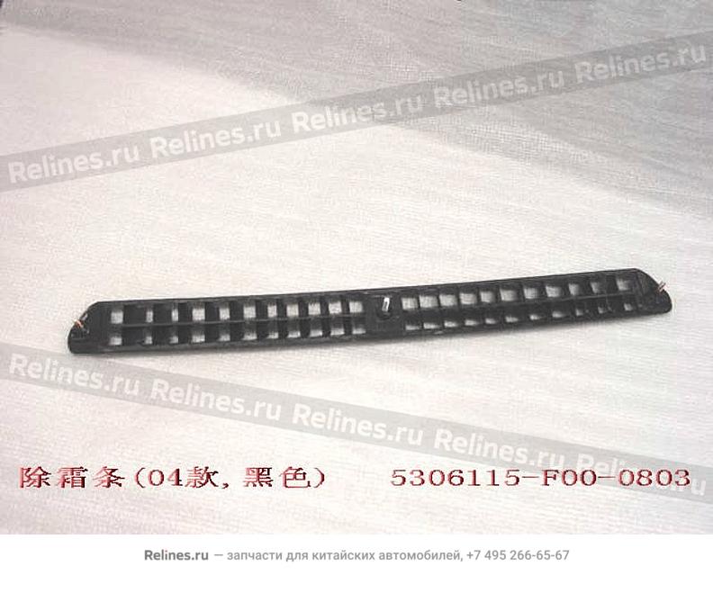 Aeration grille-defrost(04 black) - 530611***0-0803