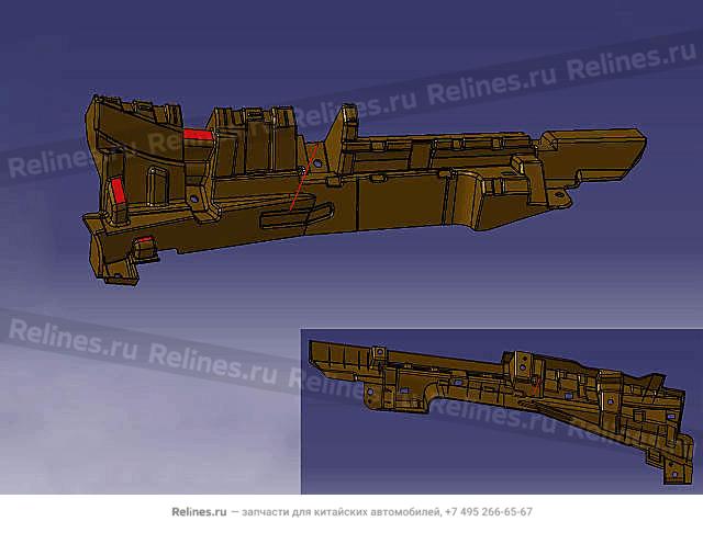 UPR guard plate mounting brkt RR side wa