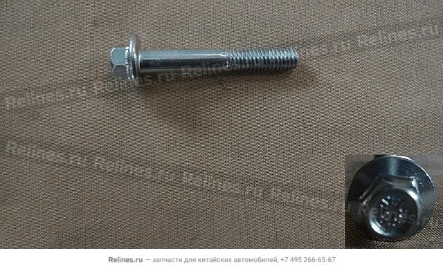 Hex flanged bolt