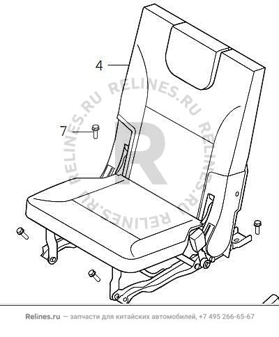 Rrh seat assy,RH - 705020***11ADE