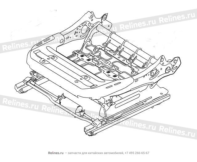 Cushion frame assy assist driver seat - 69012***V08A