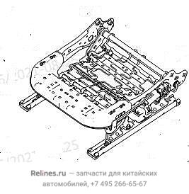 Рама в сборе,подушка сидения водителя