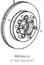 FR brake disc - 31031***02XA