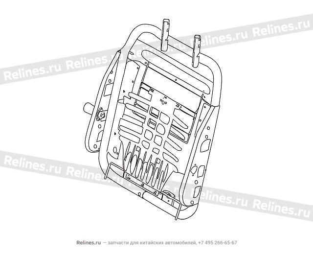 Fribt back frame assy - 6805***-K80