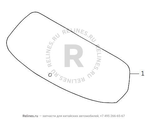 Стекло двери отделения багажного - 63031***Q00A