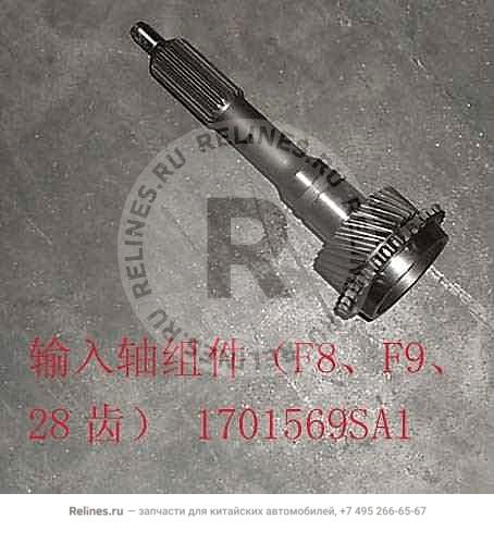 Input shaft subassy(28 teeth)