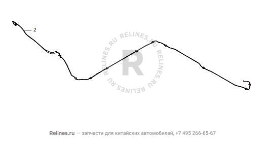 Трос открывания лючка бензобака