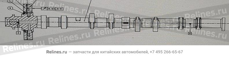 Intake camshaft assembly - 472F-***010BA