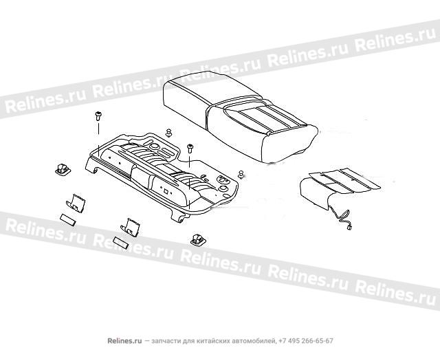 Mid seat cushion assy LH - 700310***09AE3