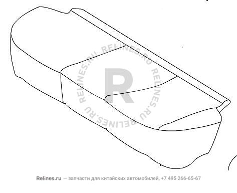 Cushion assy-rr seat - 705310***08AD4