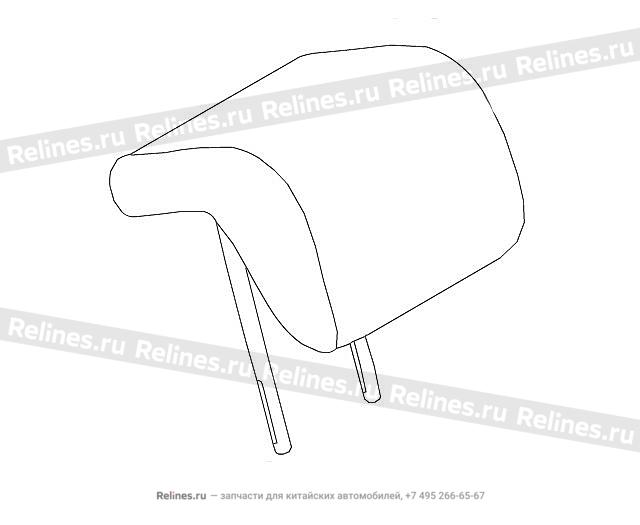 Mid headrest-rr seat - 705820***5XA89