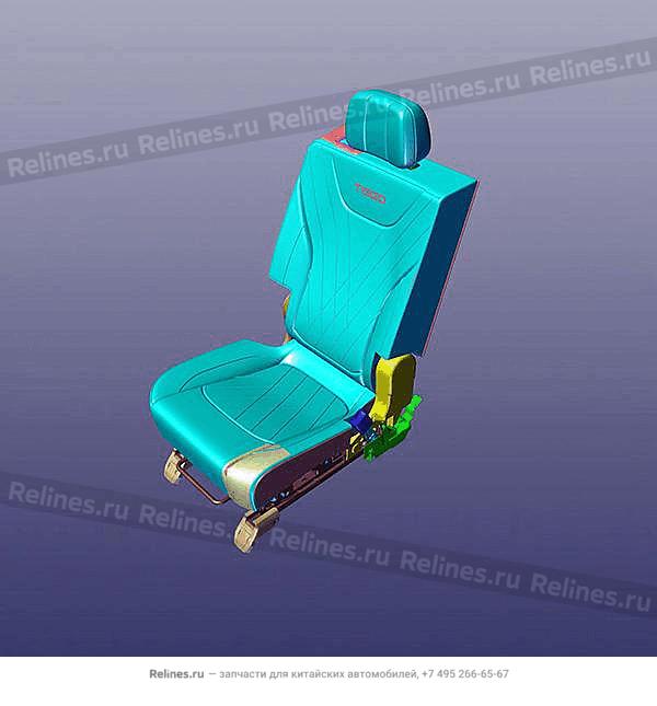 Seat RH with BUCKLE-2ND row