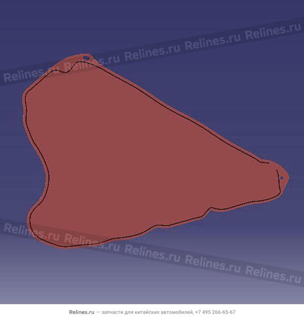 Плёнка влагозащитная двери задней левой M1D/M1DFL2/J60/M1DFL3 - J60-***230