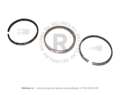 Piston ring assy(+1.00) - md***09