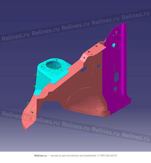 FR wheel arch-lh - 50900***AADYJ