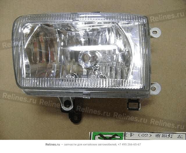 Headlamp assy LH(02 diamond)