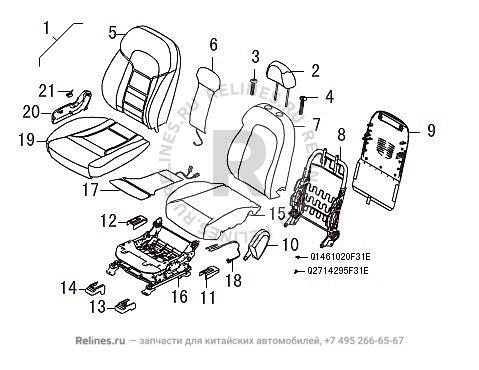 FR seat - 690005***08AD4