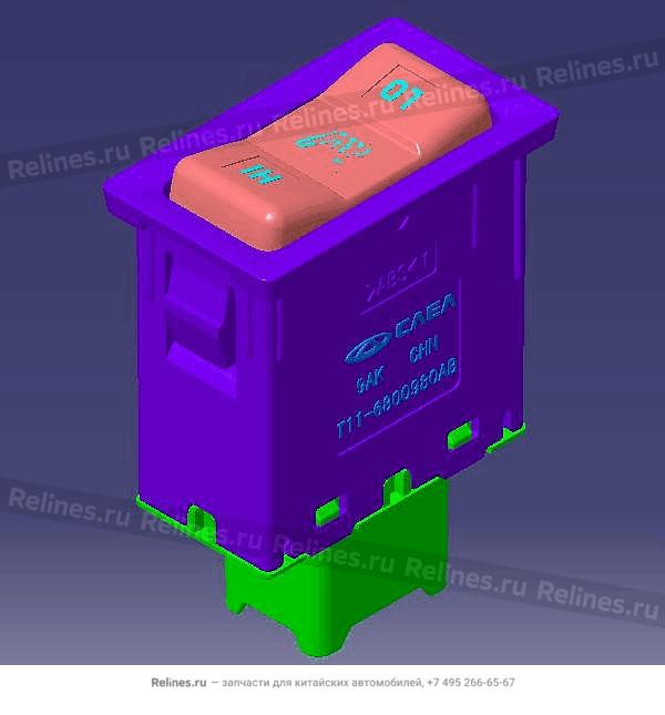 Heating switch-seat LH