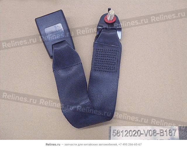 Single buckle assy-seat belt RR - 581202***8-B187