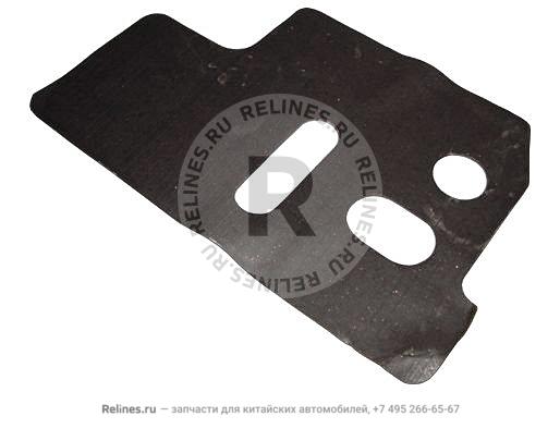 Plate - asphalt LWR (rear floor mat) - T11-***216