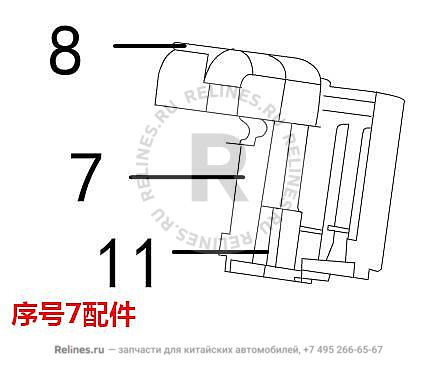 Batt anode fuse block cover