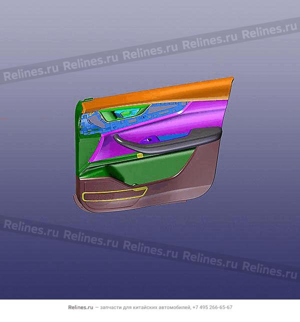 FR door trim panel RH with switch