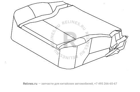 Cushion assy-fr seat LH - 6803100***0-00CD