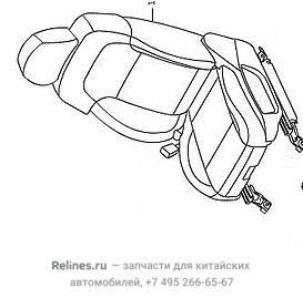 Driver seat assy - 680003***11CDE