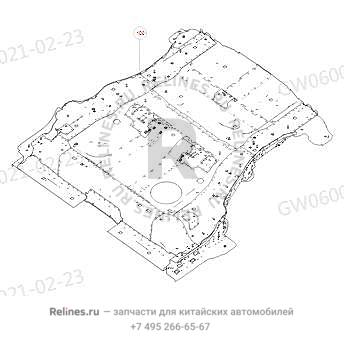 Пол задний - 51301***T10A