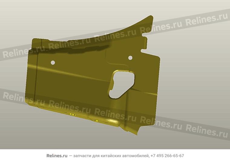 Plate assy-hood hinge LH