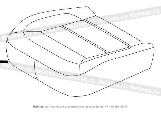 Backrest soft cushion assy,FR passenger - 690340***08AE3