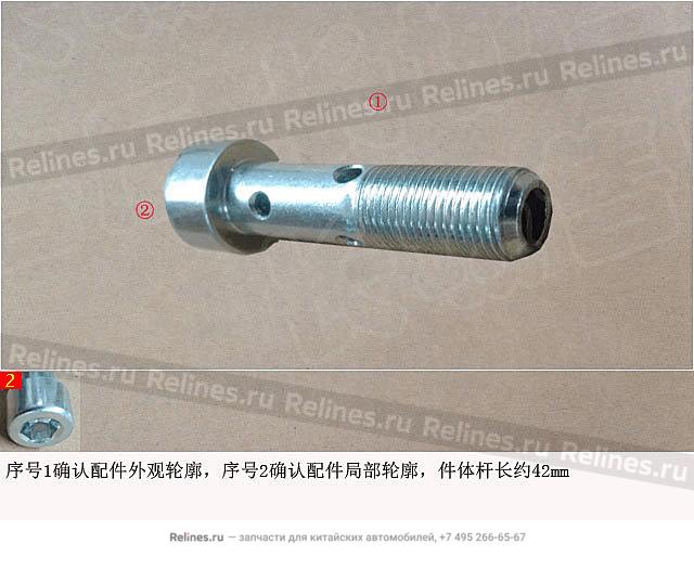 Bolt no.2-OIL inlet - 1118***ED61