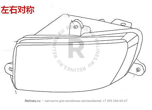 FR foglamp assy LH - 41161***24XA