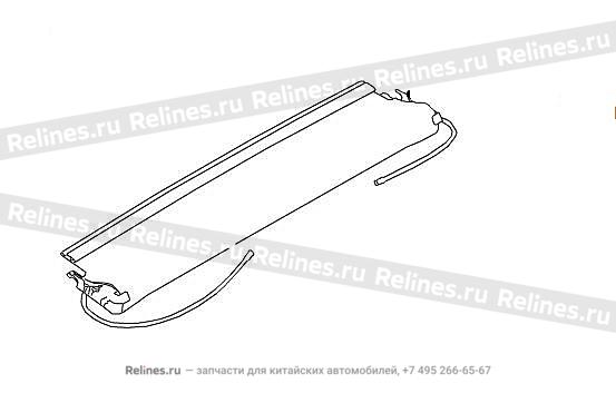 Sun visor assy