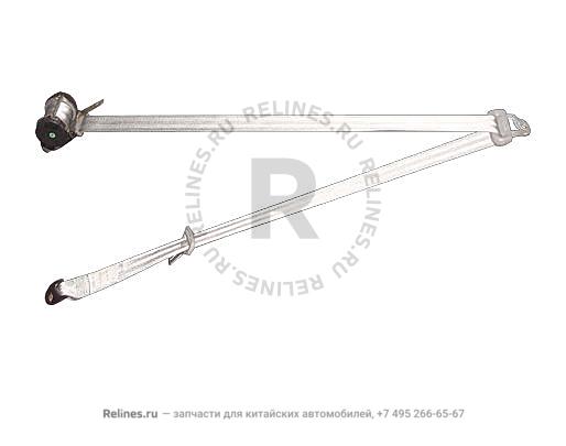 Ремень безопасности задний левый серый - T11-***030