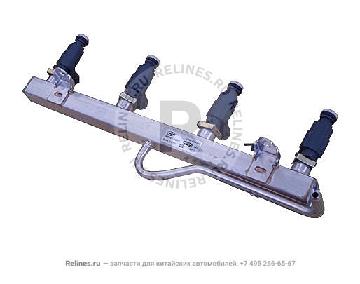 Fuel rail with injector assy - 480EE***2001