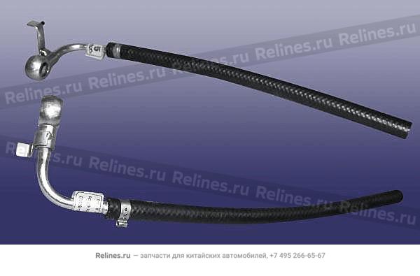 Oil return cooling pipe-transmission