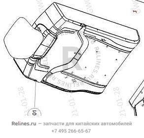 Подушка спинки сиденья заднего