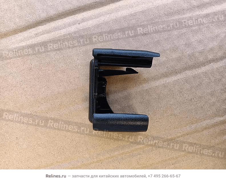 Frt seat rail LH RR trim cover