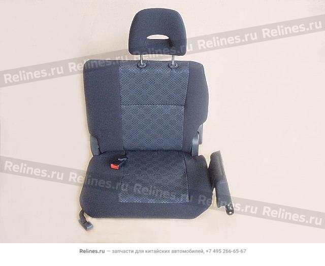 RR seat assy LH(fabric black) - 700072***8-0087