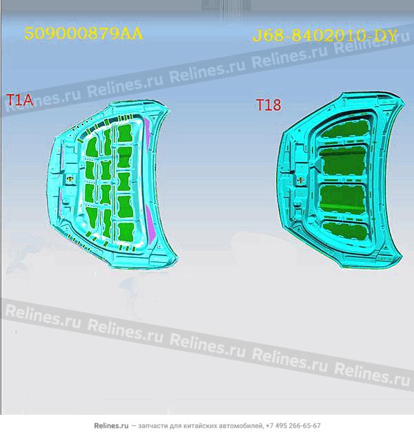 Капот - J68-8***10-DY