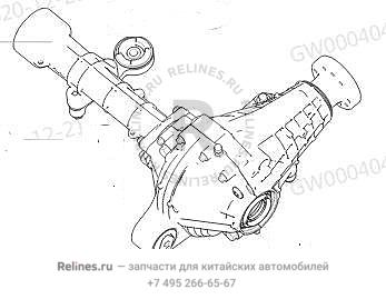 Передний редуктор в сборе - 23021***M01A