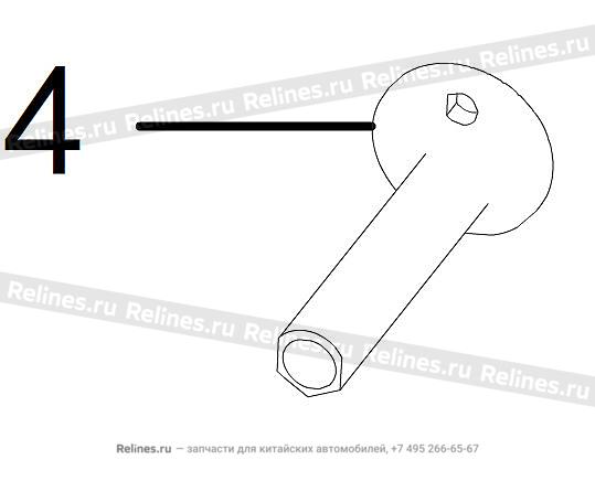 Болт эксцентриковый рычага заднего нижнего