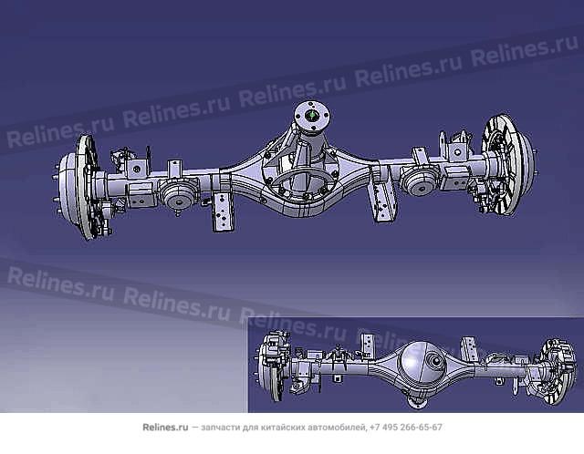 RR axle assy