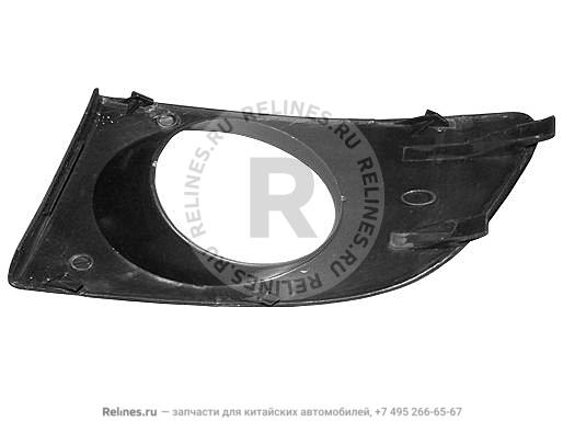 Накладка ПТФ бампера переднего правая - B14-2***14-DQ