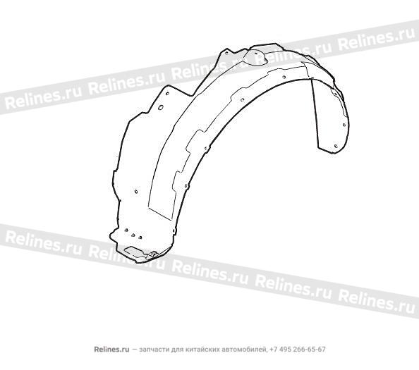 Подкрылок передний левый - 55121***Q00A