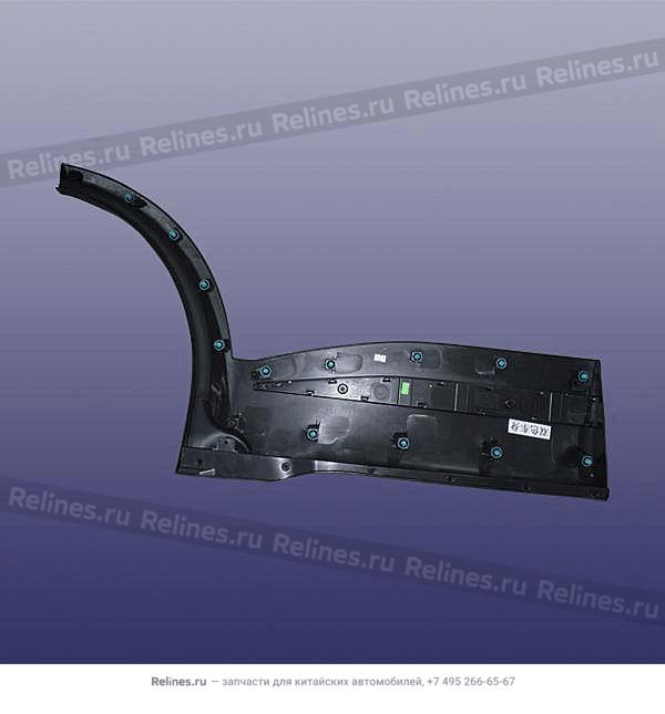 Накладка двери задней левой с молдингом в сборе пластик Т1Е - 6090***4AA