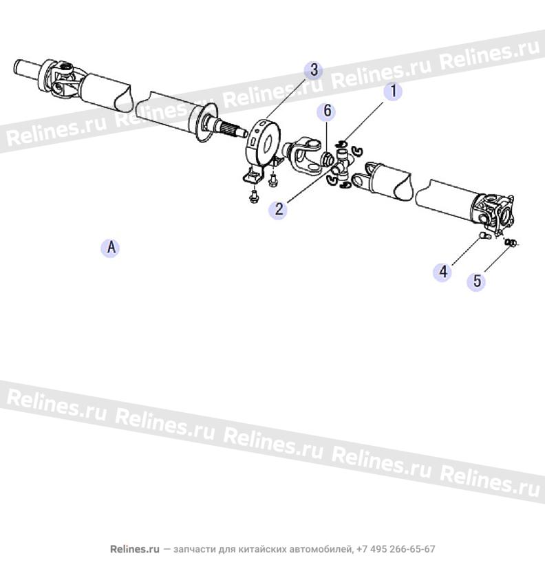 Drive shaft assy - 2201***P37